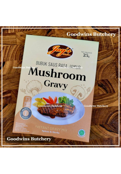 Gravy Jay's MUSHROOM INSTANT GRAVY saus steak Jays 25g